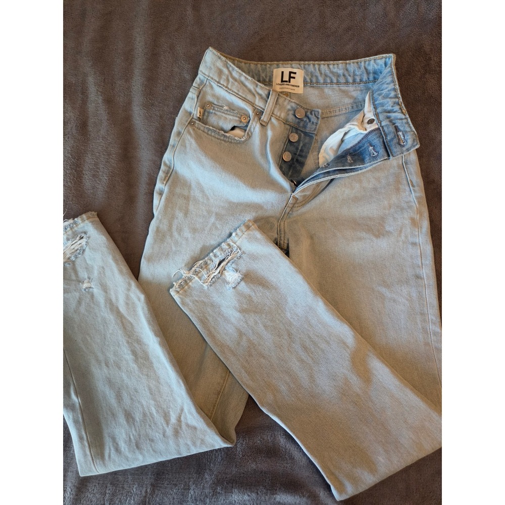 Lovers and Friends Rigid Slim Straight Jean Distressed